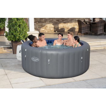 Santorini Lay-Z-Spa HydroJet Pro Ogrodowe Jacuzzi BESTWAY 7-osobowe + Pompa + LED + 5 Poduszek